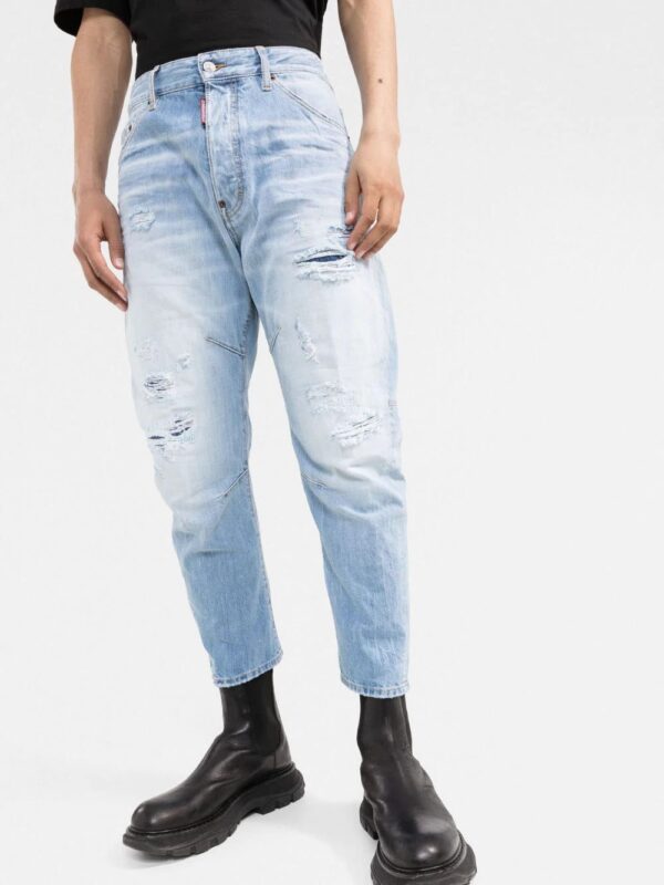 Dsquared2  distressed slim-cut jeans - Image 3
