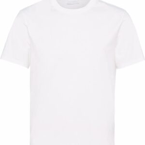 Prada  logo-embroidered cotton T-shirt