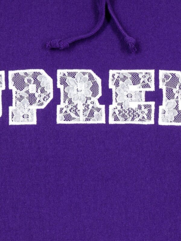 Supreme  lace logo hoodie - Image 2
