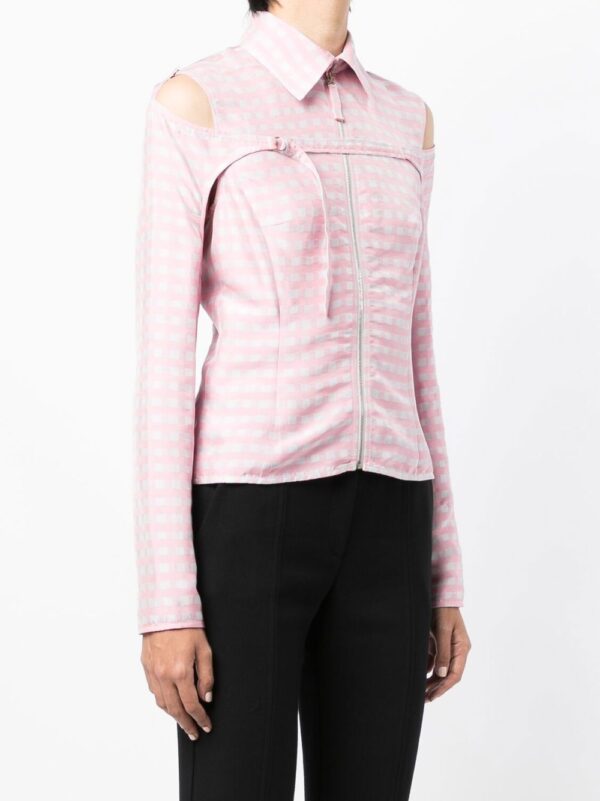 Jacquemus  check pattern long sleeve shirt - Image 3
