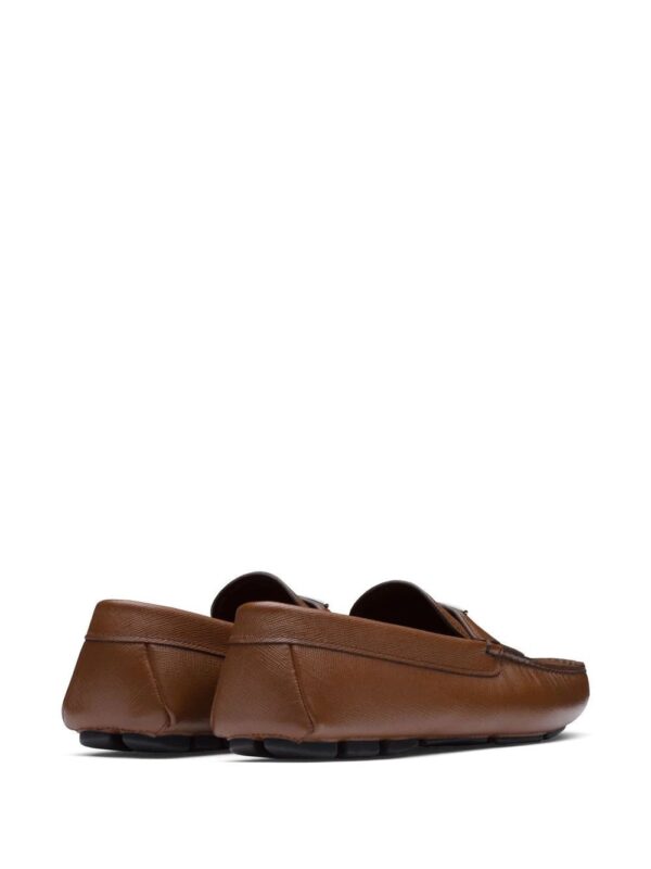 Prada  triangle-logo penny-slot loafers - Image 3