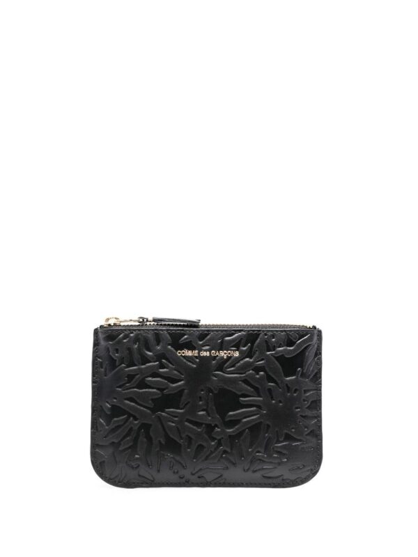 Comme Des Garçons Wallet  embossed leather wallet