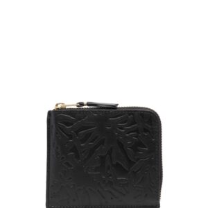 Comme Des Garçons Wallet  embossed pattern wallet