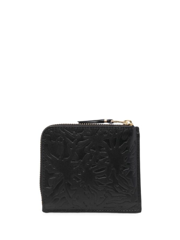 Comme Des Garçons Wallet  embossed pattern wallet - Image 2
