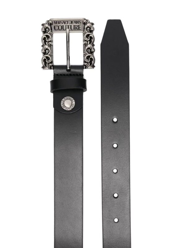 Versace Couture 1 baroque buckle leather belt - Image 2
