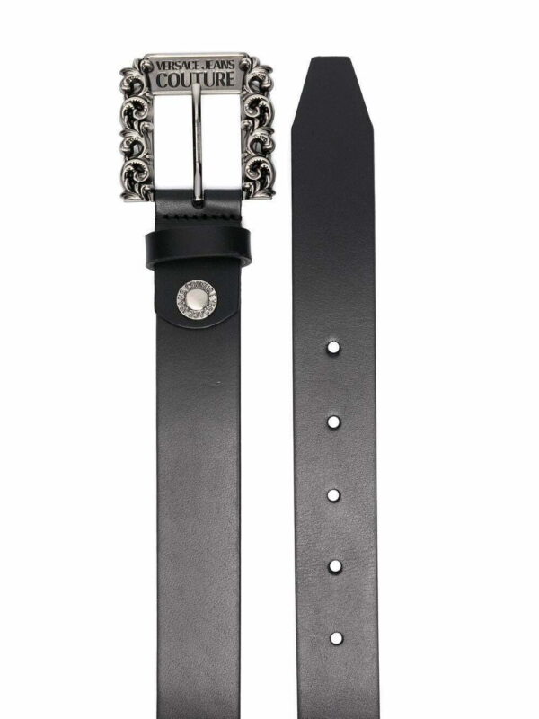Versace Couture 1 baroque buckle leather belt - Image 2