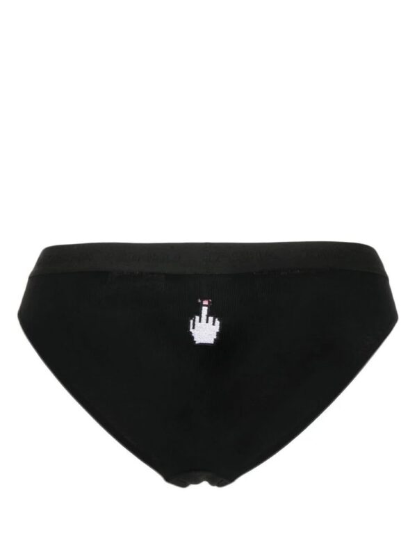 Natasha Zinko  cotton patch-detail briefs - Image 2