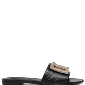 Dolce & Gabbana  logo-plaque open-toe sandals
