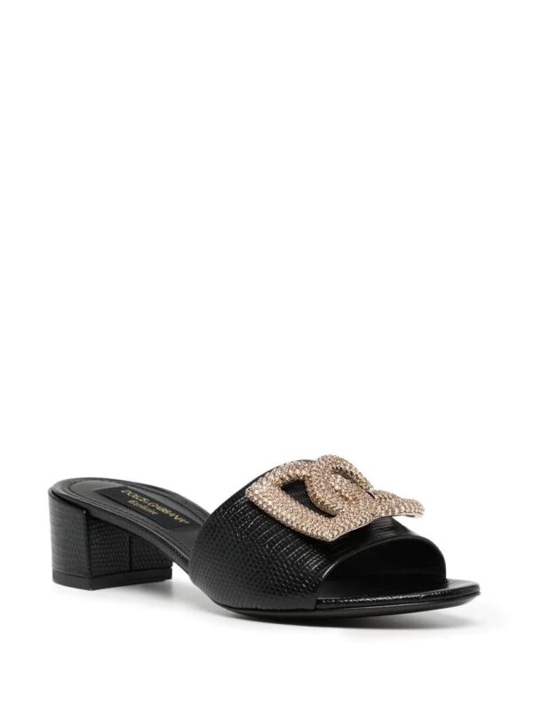 Dolce & Gabbana  logo-plaque open-toe sandals - Image 2