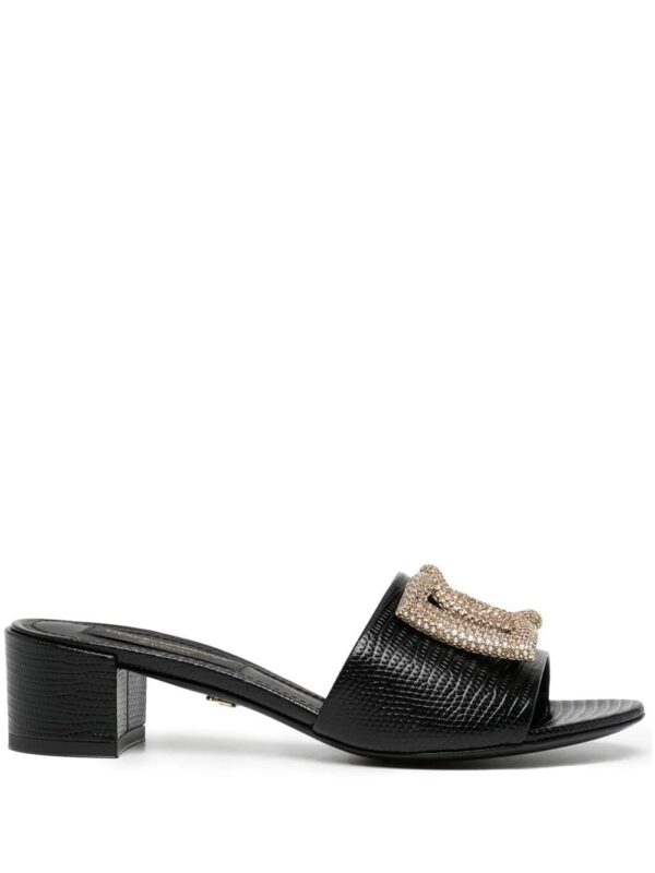 Dolce & Gabbana  logo-plaque open-toe sandals
