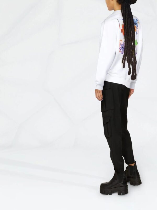 Off-White  Floral Arrows-print sweatshirt - Image 3