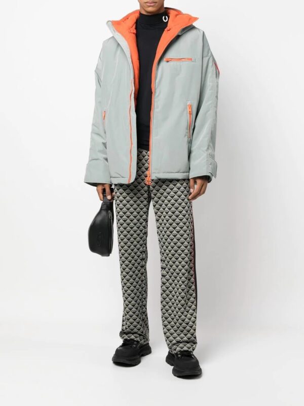 Diesel  geometric-pattern straight-leg trousers - Image 2