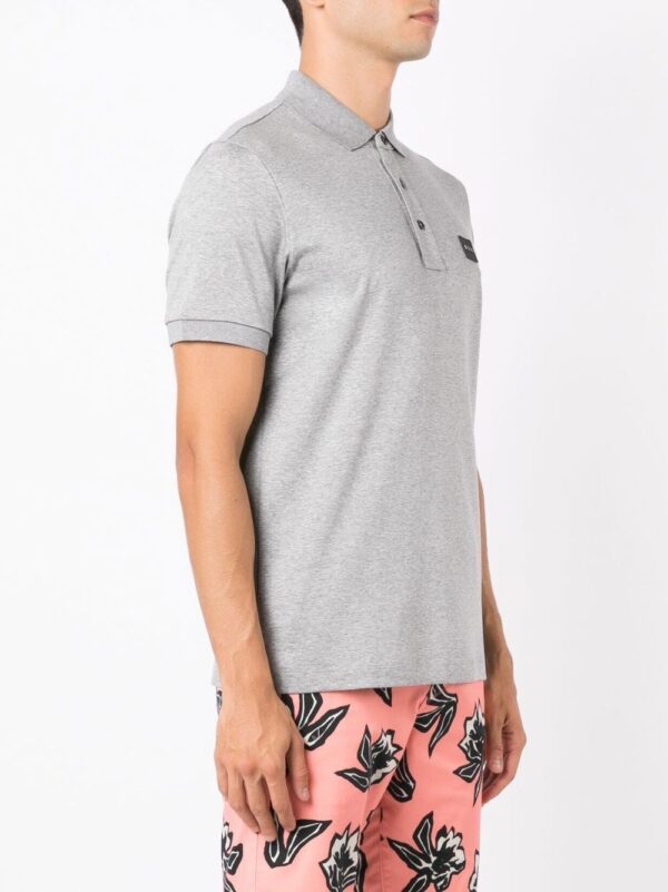 BOSS  logo-patch short-sleeved polo shirt - Image 2