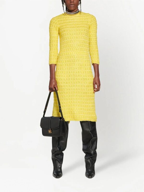 Balenciaga  woven midi pencil dress - Image 3