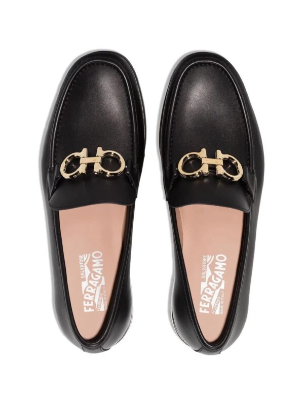 Ferragamo  Gancini buckle leather loafers - Image 4