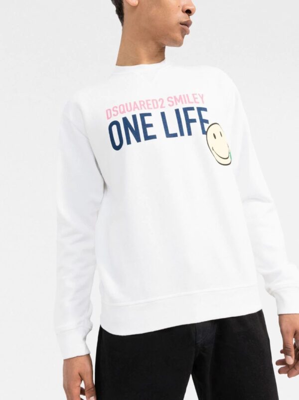 Dsquared2  Smiley organic cotton sweatshirt - Image 3