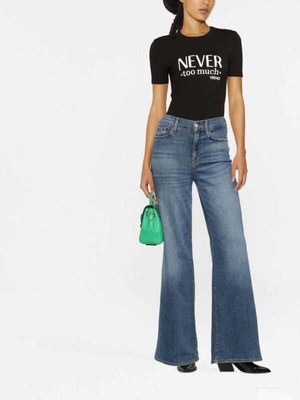 Versace  slogan-print short-sleeve T-shirt - Image 2