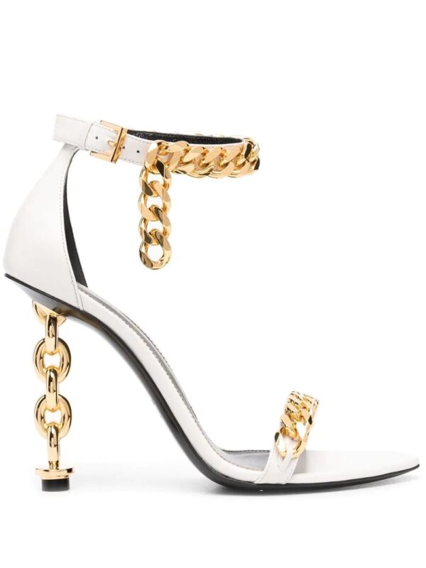 TOM FORD  chain-link detailed 105mm heel sandals