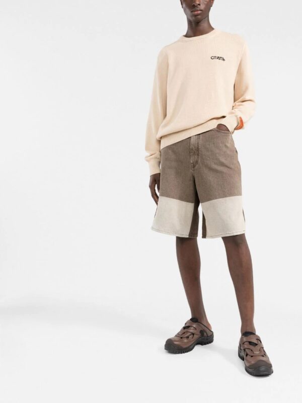 Off-White  high-waisted denim shorts - Image 2