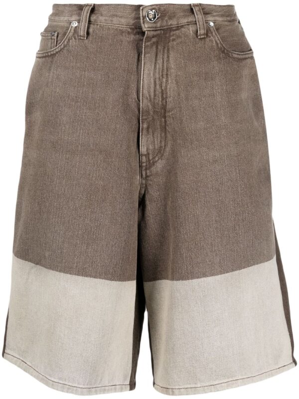 Off-White  high-waisted denim shorts