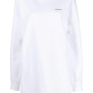 Off-White  Arrow-print sweatshirt dress