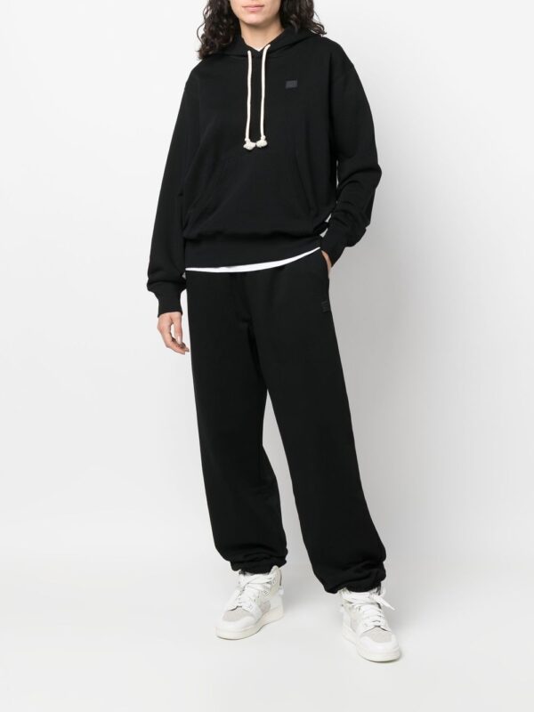 Acne Studios face-patch organic cotton hoodie - Image 3