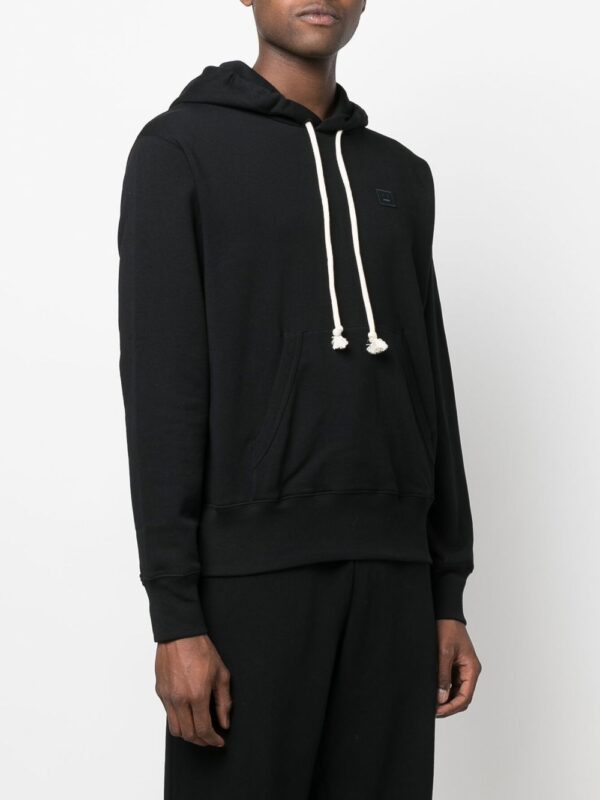 Acne Studios face-patch organic cotton hoodie - Image 4