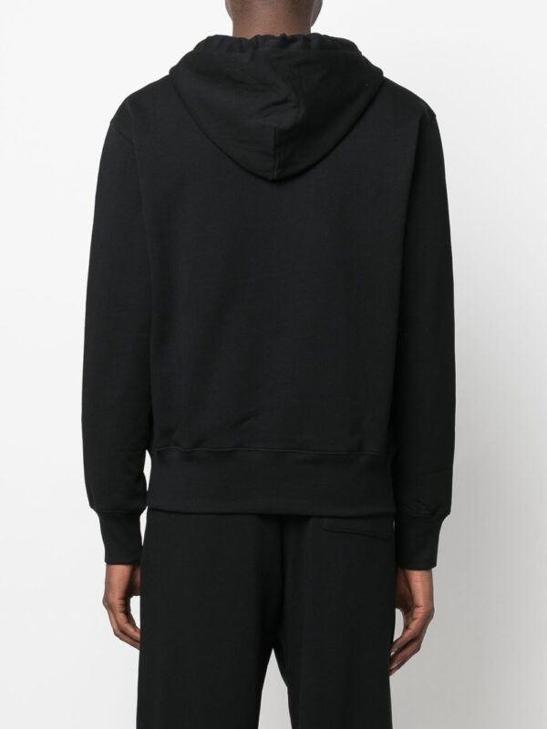 Acne Studios face-patch organic cotton hoodie - Image 5