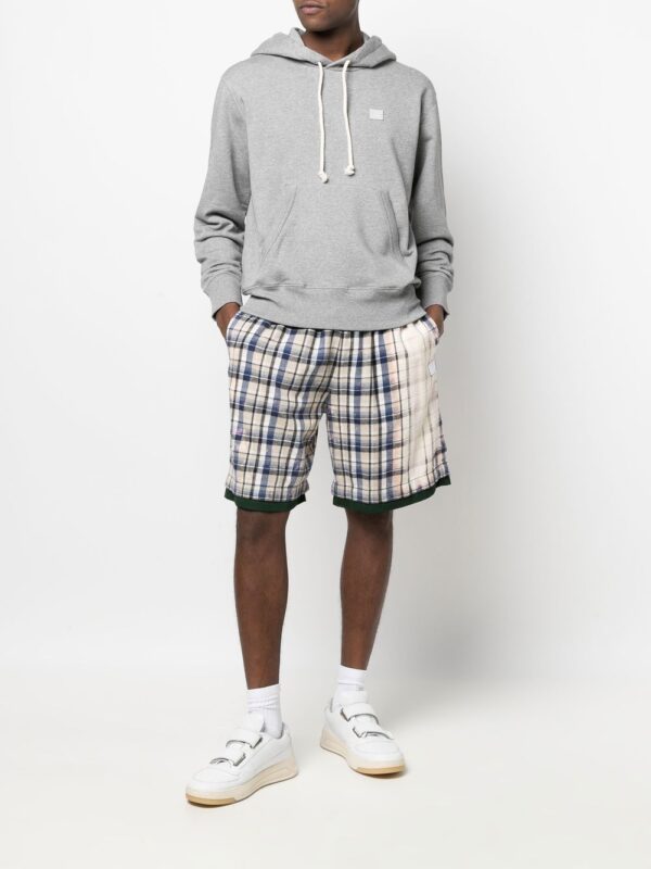 Acne Studios face-patch organic cotton hoodie - Image 2