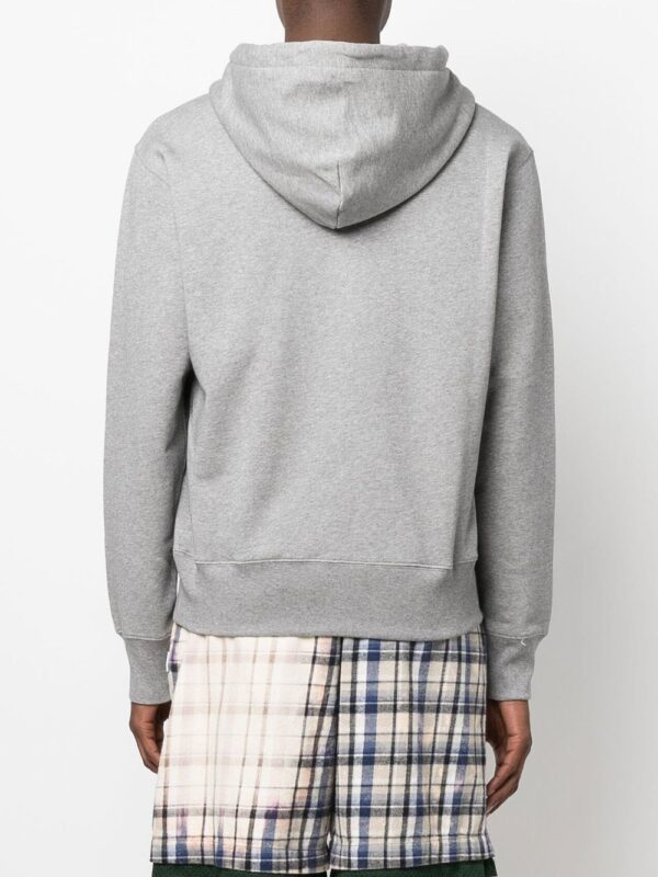 Acne Studios face-patch organic cotton hoodie - Image 5