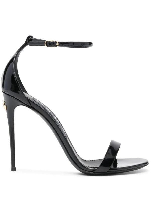 Dolce & gabbana  strap100mm patent-leather sandals