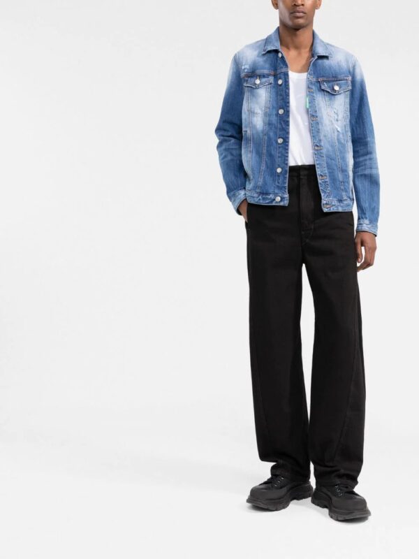 Dsquared2  faded-effect denim jacket - Image 2
