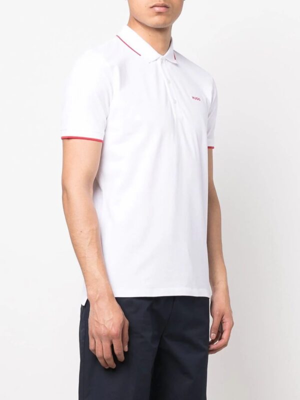 HUGO  logo-print polo shirt - Image 3