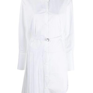 Off-White  slogan-print shirt dress
