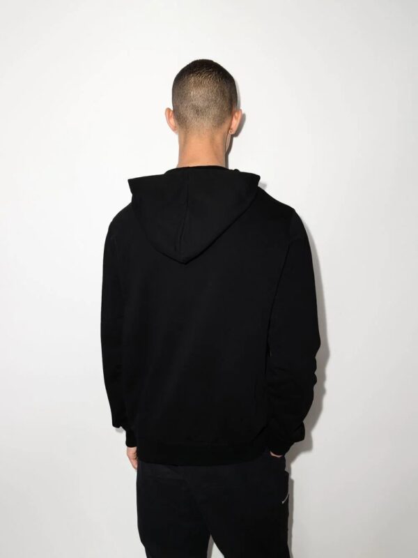 Balmain  foil logo-print hooded jacket - Image 3