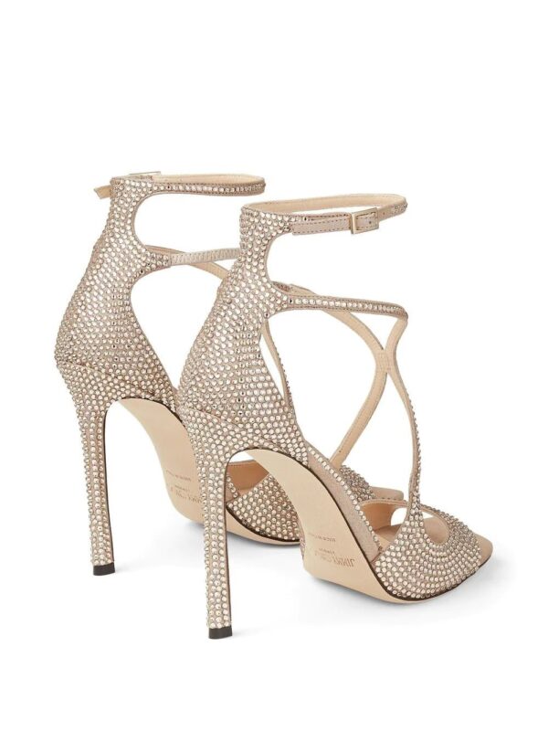 Jimmy Choo  Azia 95mm crystal-embellished sandals - Image 3