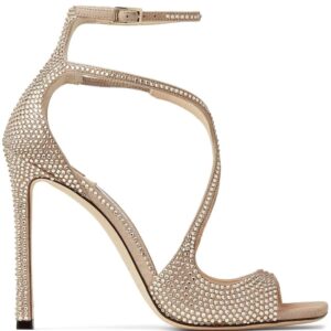 Jimmy Choo  Azia 95mm crystal-embellished sandals