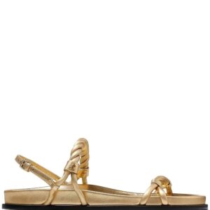 Jimmy choo  Diosa flat leather sandals