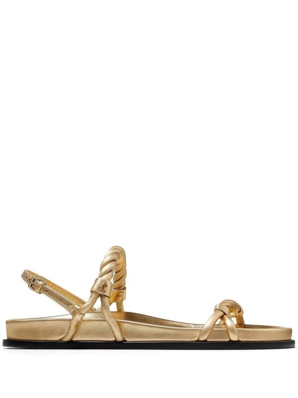 Jimmy choo  Diosa flat leather sandals