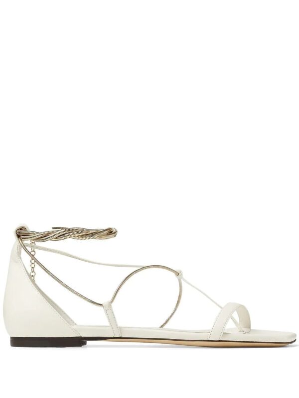 Jimmy Choo  Oriana chain-straps flat sandals