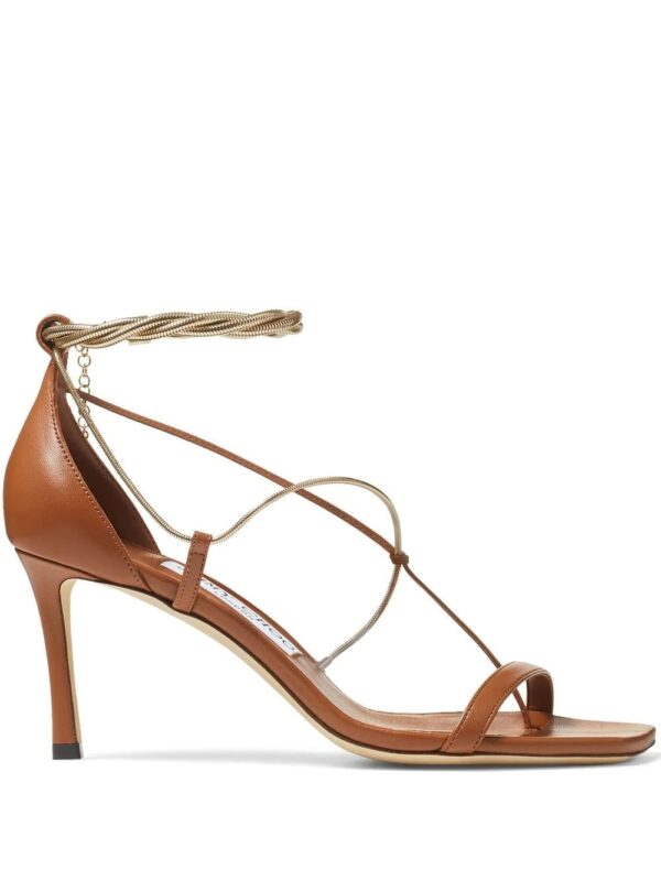 Jimmy choo  Oriana 75mm leather sandals