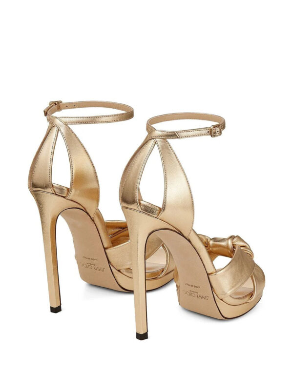 Jimmy Choo  Rosie 120mm metallic-effect sandals - Image 3