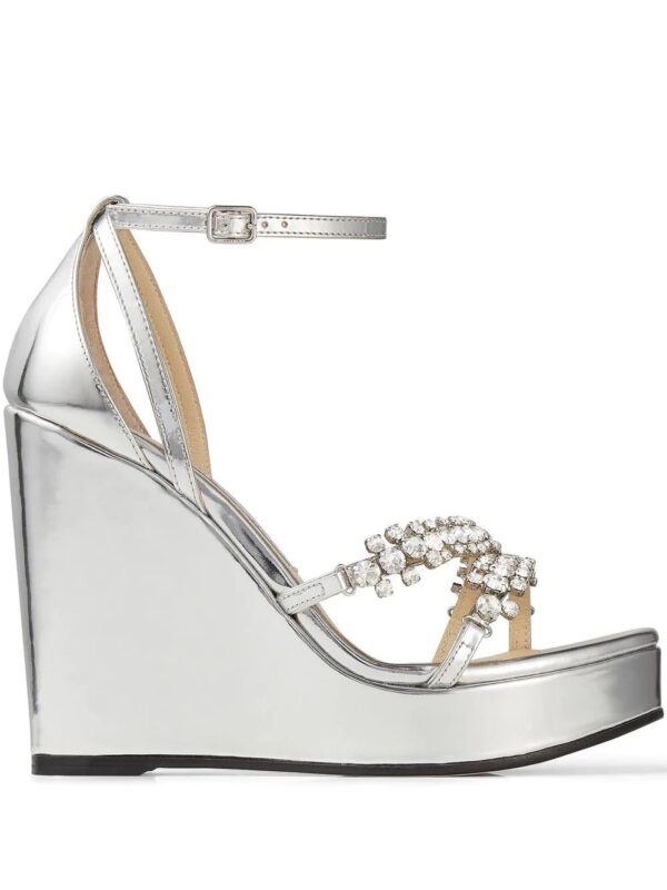 Jimmy choo  Bing 120mm wedge sandals