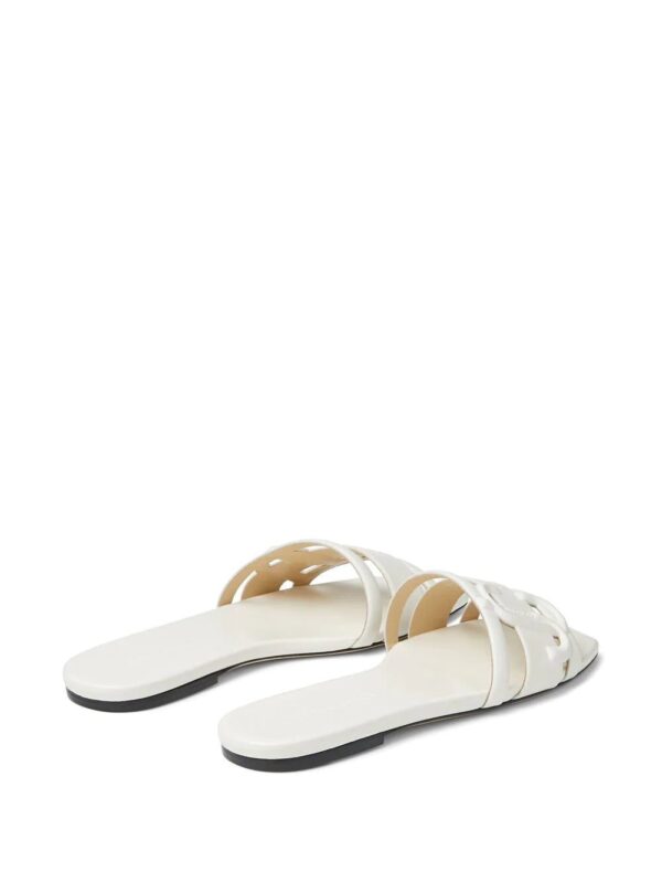 Jimmy choo  Laran debossed-logo sandals - Image 3