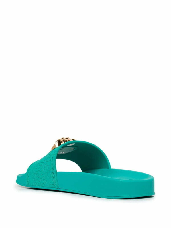 Versace  Medusa plaque flat slides - Image 3