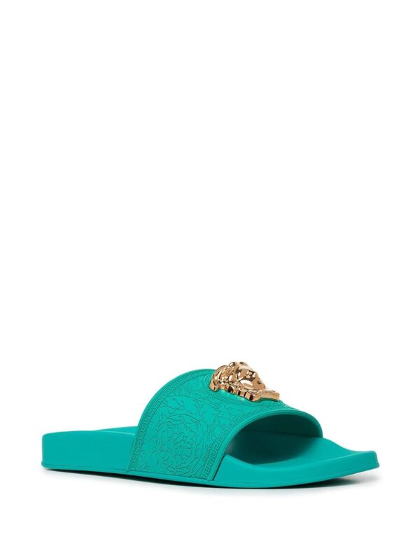 Versace  Medusa plaque flat slides - Image 2