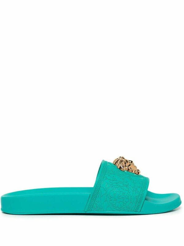 Versace  Medusa plaque flat slides