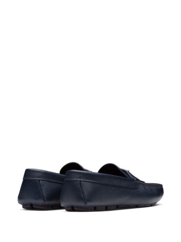 Prada  triangle-logo penny-slot loafers - Image 3