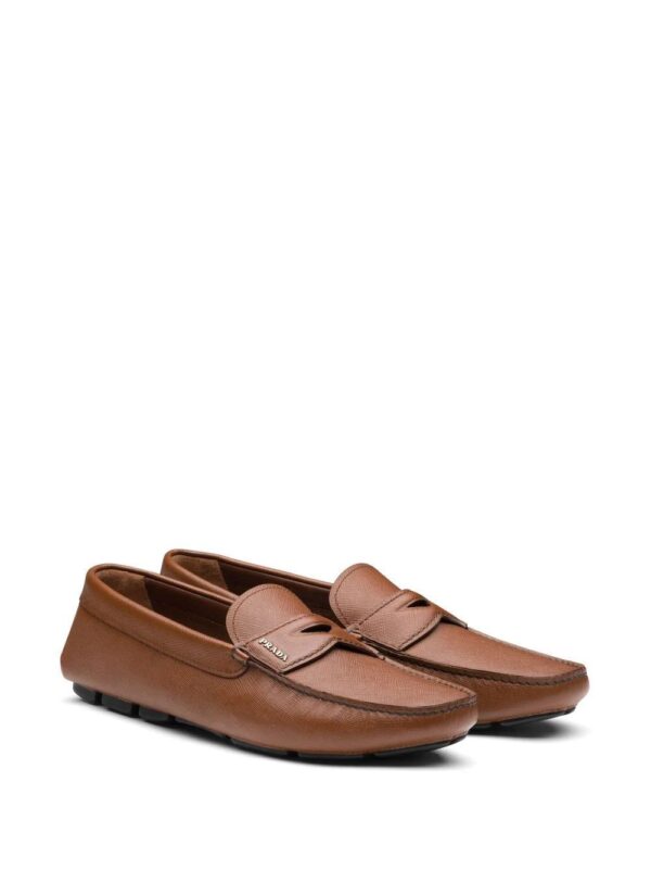 Prada  slip-on leather loafers - Image 2