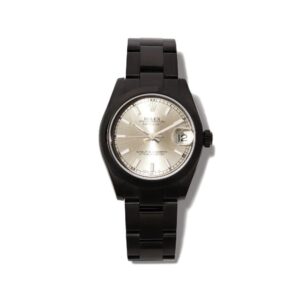 Minds  MINDS ROLEX OYSTER PERPETUAL 31MM BLCK DLC CHAMPAGNE FACE WA